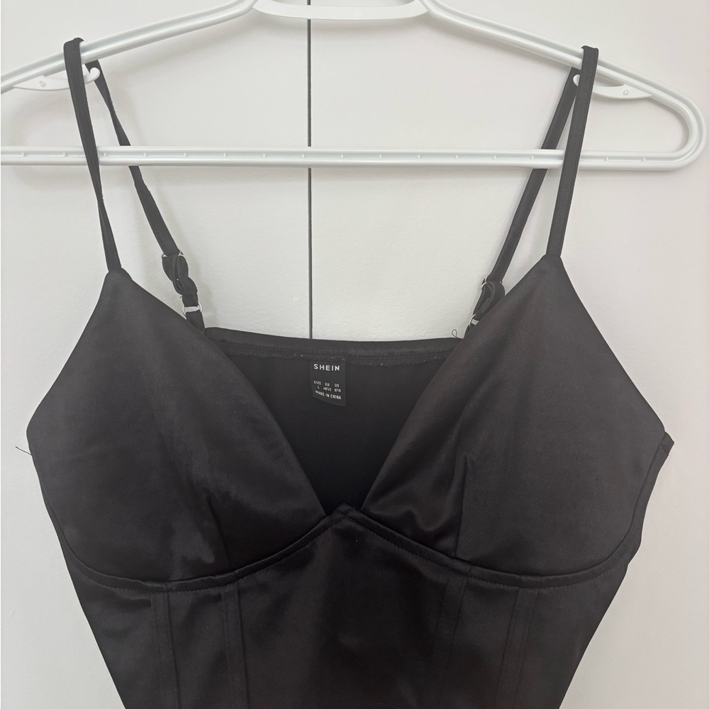 Shein Black Strappy Top